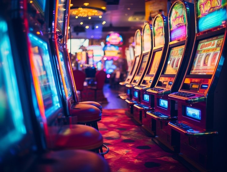 Kartu Bingo dengan pola kemenangan yang ditampilkan di layar seatogel